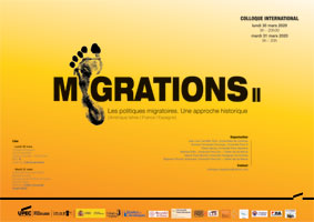 Encart - Colloque International - Migrations : Les politiques migratoires. Une approche historique (Amérique latine / France / Espagne)